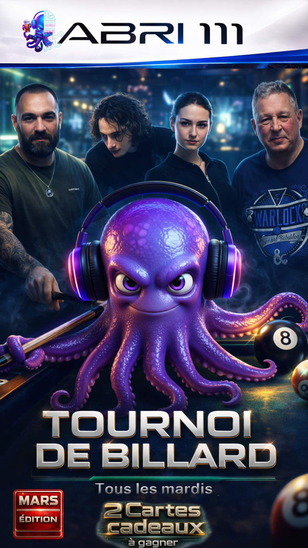 Tournoi Billard Abri 111